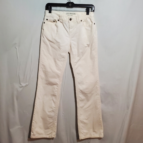 TOMMY HILFIGER LOW RISE BOOTCUT CORDUROY JEANS - Picture 1 of 9
